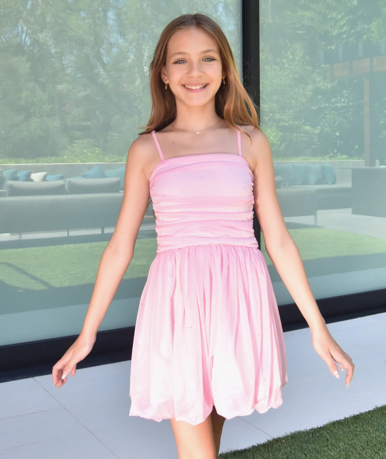 FBZ Girls Sparkle Bubble Dress